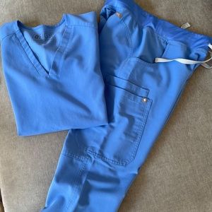 FIGS Ceil Blue Scrub Set XXSP